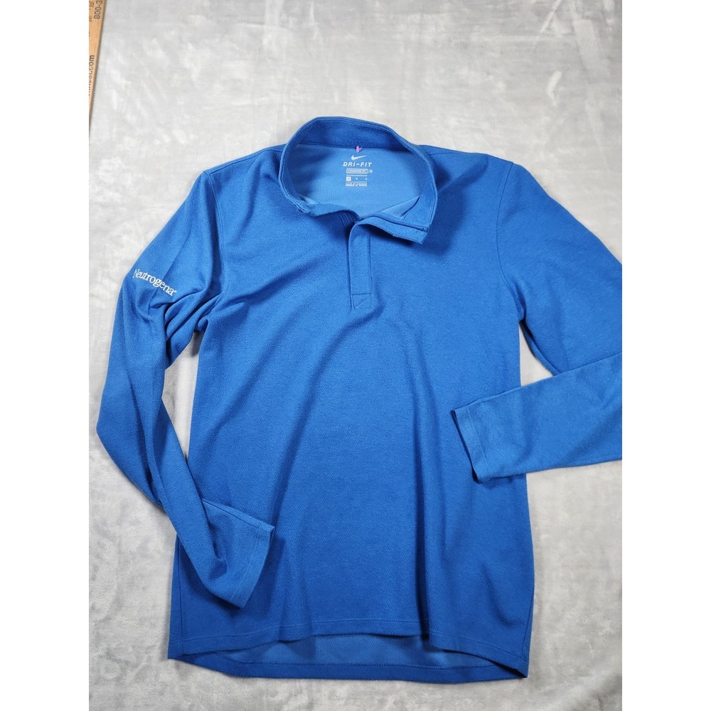 Nike Dri-Fit Shirt Mens Sz Medium Standard Fit 1/4 Zip Pullover Long Sleeve